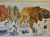 "Debajo de los ponchos"76 x 1,20cm - Exposición Dejar Ver                                              